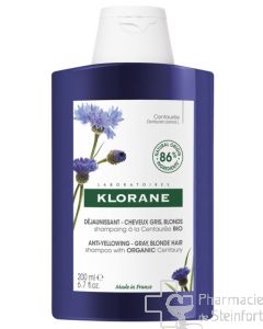 KLORANE Shampoo Flockenblume grau blondes Haar BIO 400 ML