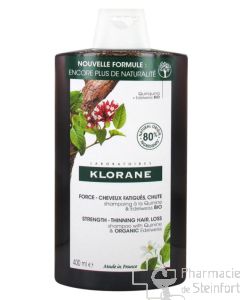 KLORANE SHAMPOO QUININE + EDELWEIS MÜDE HAARE BIO 400ML