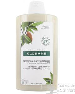 KLORANE SHAMPOO BEURRE DE CUPUAÇU Sehr trockenes Haar BIO 400ML