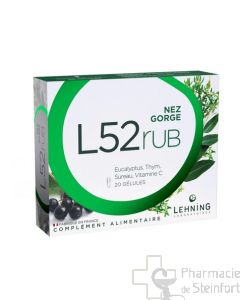 L52 RUB 20 gélules