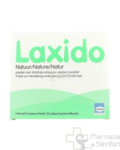 LAXIDO NATURAL POUDRE 20 SACHETS