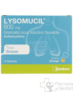 LYSOMUCIL 600 MG 14 BEUTEL GRANULAT