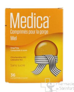 MEDICA MIEL GORGE 36 COMPRIMES A SUCER