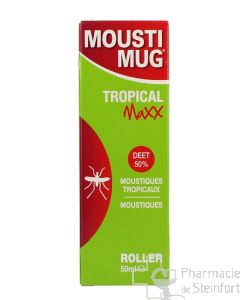 MOUSTIMUG TROPICAL MAXX 50 % DEET ROLLER 50 ML