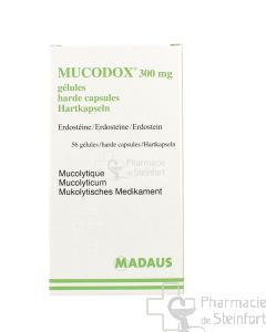 MUCODOX 300 MG 56 CAPSULES