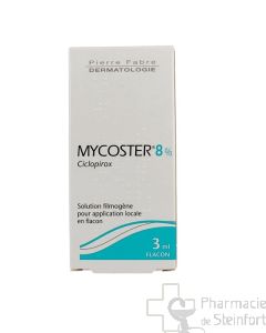 MYCOSTER 8% SOUTION 3 ML