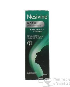 NESIVINE NASIVIN sine conservans 0,05 % 1 Nasenspray 10ML