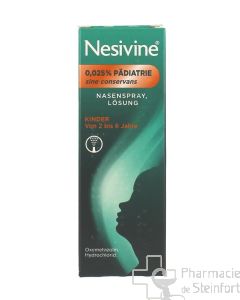 NESIVINE NASIVIN Pädiatrie Sine Conservans Nasenspray Lösung 0,025% 10ML