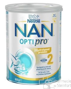 NESTLE NAN OPTIPRO HYDROLYSED PROTEIN 2 bébé atopique 800G
