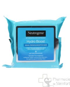 NEUTROGENA HYDROBOOST LINGETTES NETTOYANTES DEMAQUILLANTES 25 pièces