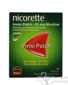 NICORETTE INVISIBLE PATCH 25 MG 14 TRANSDERMALE PFLASTER