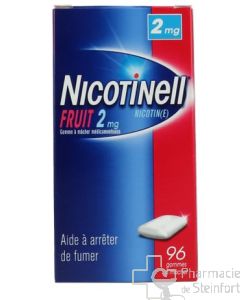 NICOTINELL FRUIT 2 MG 96 GOMMES