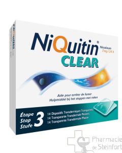 NIQUITIN CLEAR 7 MG 14 PATCHES