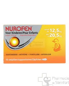 NUROFEN ENFANT 125 MG 10 SUPPOSITOIRES