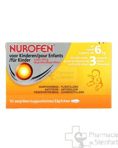 NUROFEN ENFANT 60 MG 10 SUPPOSITOIRES