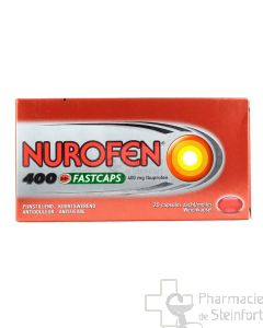 NUROFEN FASTCAPS 400 MG 20 CAPSULES MOLLES