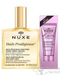 NUXE DUO HUILE PRODIGIEUSE 100ML + SHAMPOOING 30ML