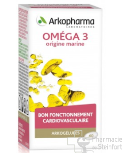 ARKOGELULES OMEGA 3 MEERESHERKUNFT 60 KAPSELN