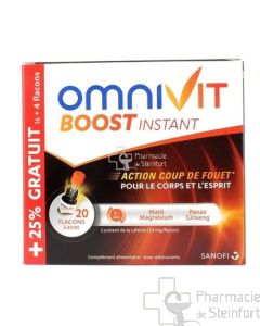 OMNIVIT BOOST INSTANT FLÄSCHCHEN 20 x 15 ML