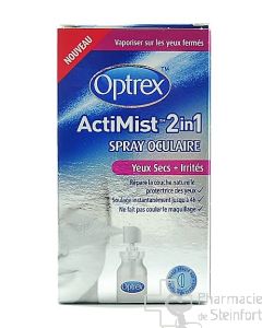OPTREX ACTIMIST 2 IN 1 SPRAY Trockene und Irritierte Augen 10 ML