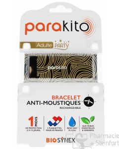 Parakito Mückenschutz Armband Erwachsene Party Knoten
