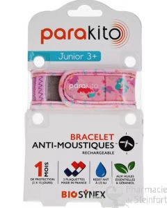 PARAKITO Bracelet Antimoustique Rechargeable Junior Sirene