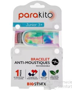 PARAKITO Bracelet Antimoustique Rechargeable Junior TIE & DUE