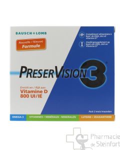 PRESERVISION 3 + VITAMINE D 180 KAPSELN