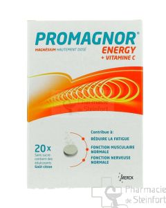 PROMAGNOR ENERGY 20 COMPRIMES EFFERVESCENTS