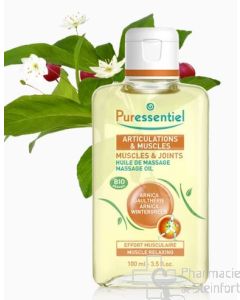 PURESSENTIEL ARTICULATIONS & MUSCLES HUILE MASSAGE BIO 200ML