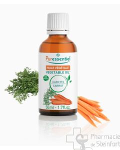 PURESSENTIEL HUILE VEGETALE CAROTTE BIO 50 ML