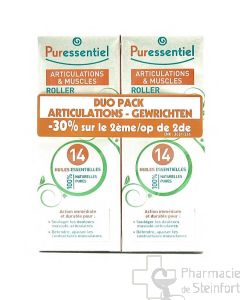 PURESSENTIEL ARTICULATIONS & MUSCLES DUO PACK ROLLER 2 X 75 ML 