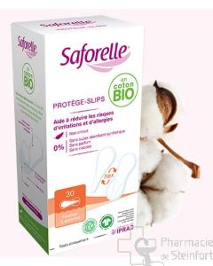 Saforelle Coton Bio Protège Slip 30 pièces