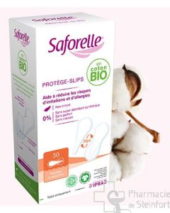 SAFORELLE SCHUTZ SLIP BAUMWOLLE BIO 30 STÜCK