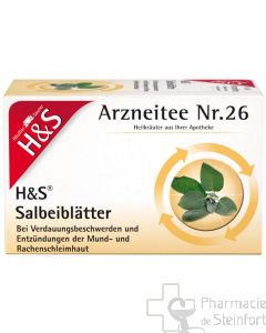 H+S SALBEIBLAETTER 20 Filterbeutel   NR26