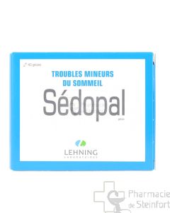 SEDOPAL TROUBLES MINEURS DU SOMMEIL LEHNING 40 CAPSULES