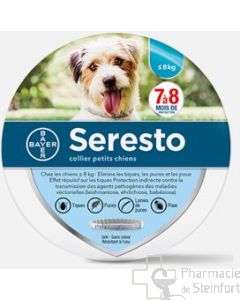 SERESTO DOG 1,25G+0,56G Halsband für Hunde <8KG