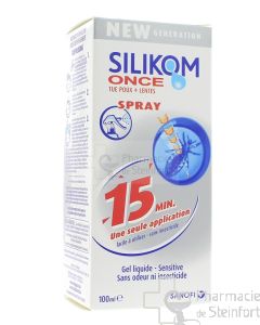 SILIKOM ONCE SPRAY GEL ANTI POUX 100 ML