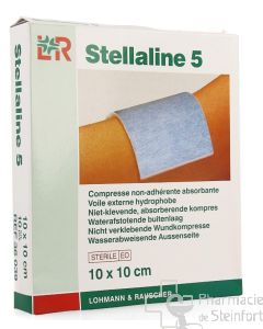 STELLALINE 5 10x10  10 COMPRESSES Stériles       36039