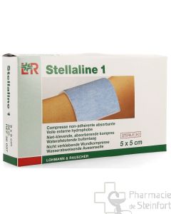 STELLALINE 1 5x5 CM 26 compresses stériles       36037