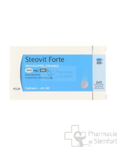 STEOVIT FORTE ORANGE 1000MG/880U 2x 15 BRAUSETABLETTEN