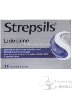 STREPSILS LIDOCAIN 36 LUTSCHTABLETTEN