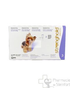 STRONGHOLD 30 MG 3 PIPETTES CHIEN 2,6-5,1 KG