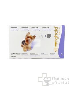 STRONGHOLD 30 MG 3 Pipetten für Hunde 2,6-5,1 KG