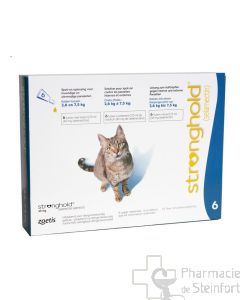 STRONGHOLD 45 MG 6 Pipetten für Katzen 2,6-7,5 KG 