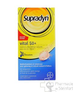 SUPRADYN VITAL 50+ 30 COMPRIMES EFFERVESCENTS NOUVELLE FORMULE