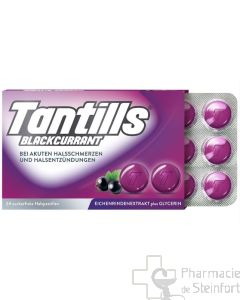 TANTILLS HALSPASTILLEN BLACKCURRANT 24 Halspastillen