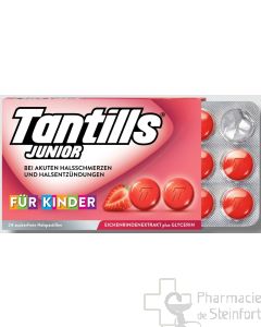 TANTILLS JUNIOR  GORGE 24 PASTILLES GOUT FRAISE