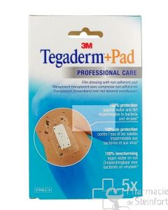 TEGADERM + PAD Pad Transparentverband  3M  5 X 7 CM  5 Stück