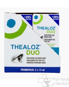 THEALOZ DUO DUOPACK COLLYRE 2X15 ML